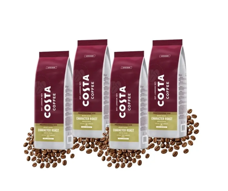 Kawa ziarnista Costa Pro zestaw Bright Blend zestaw 4x1kg