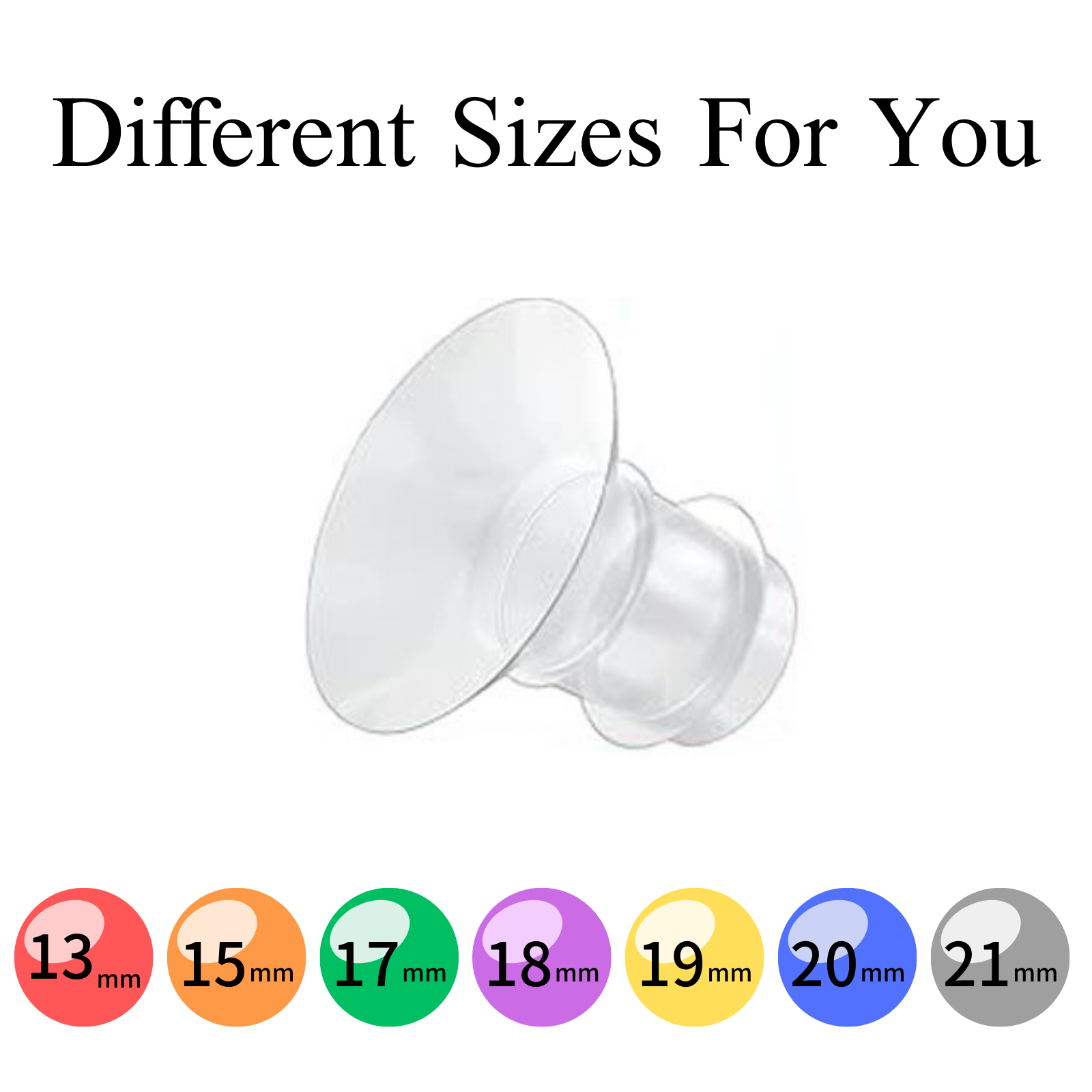 หน้าแปลนแทรก14ชิ้น13/15/17/18/19/20/21มม. เข้ากันได้กับ S9/S10/S12ฯลฯ24มม. สวมใส่เครื่องปั๊มนมแม่เครื่องปั๊มนมแม่