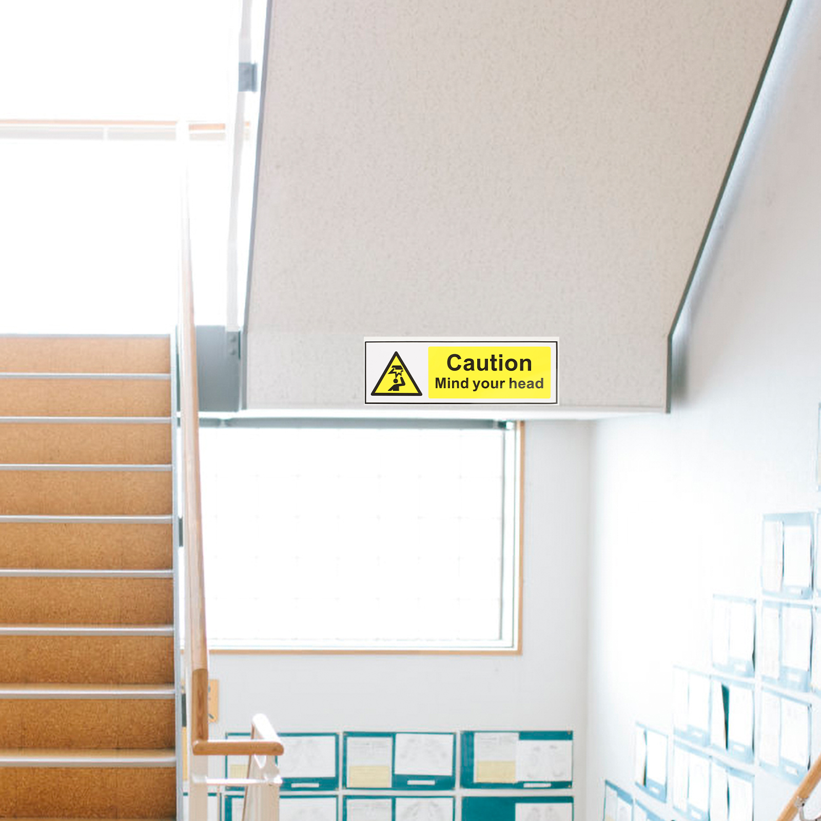 Dot Be Careful Head Stickers Low Overhead Clearance Sign Water Proof Waterproof