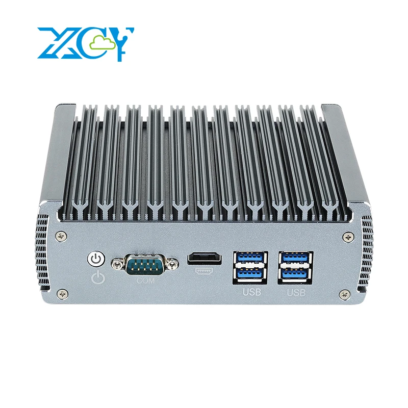 Mini PC industrial sin ventilador Intel i7-1165G7 N100 6x 2,5G Ethernet 4x USB COM-RS232 HDMI Mini-PCIe compatible con Windows Linux OpenWrt