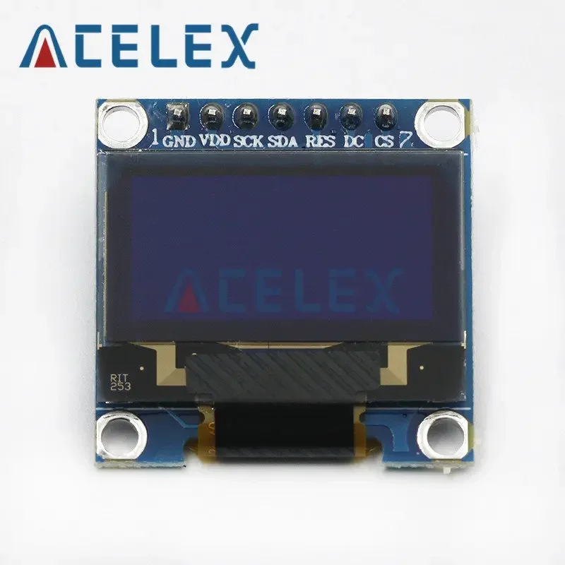 Módulo de pantalla OLED blanco serie oled IIC de 0,96 pulgadas 128X64 I2C SSD1306 12864 placa de pantalla LCD GND VDD SCK SDA forArduino