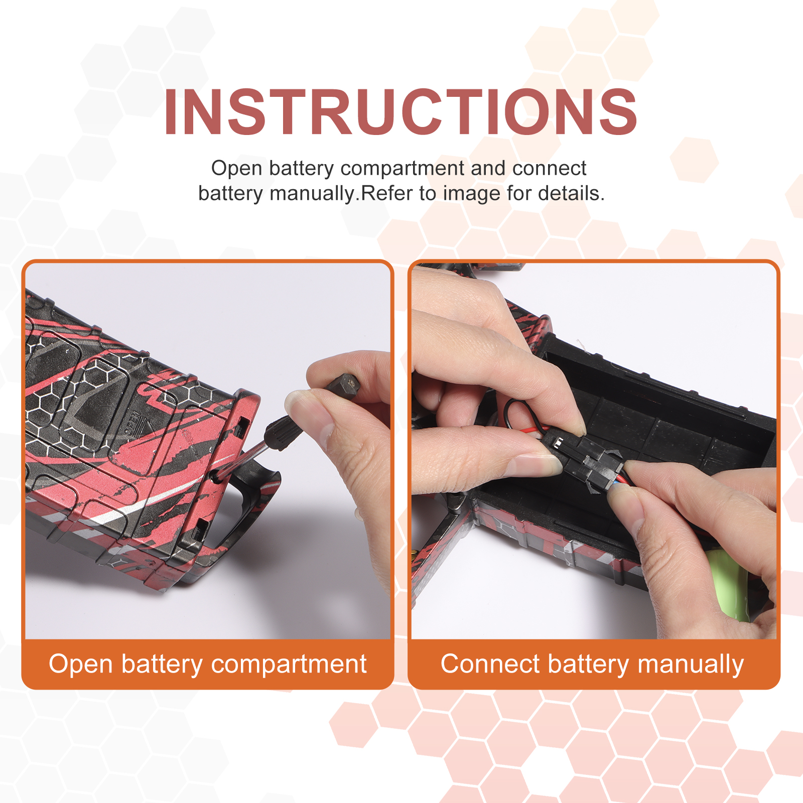 Ensemble de pistolet Blaster électrique M416, jouet de tir de haute précision, jouet d'extérieur parfait pour anniversaire (ballettes exposées)