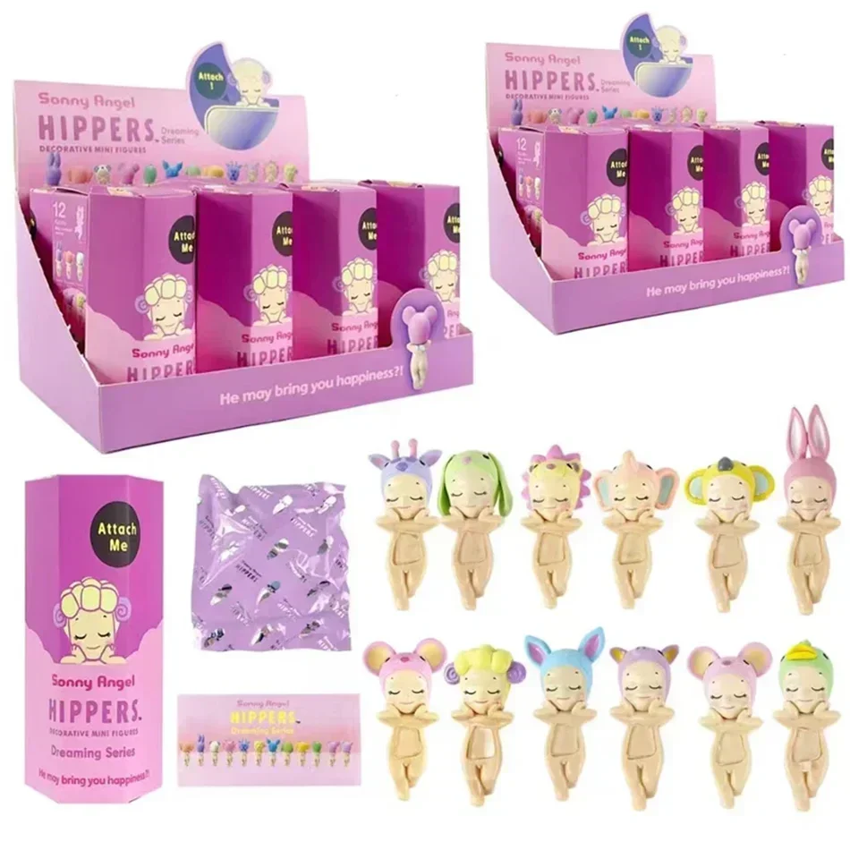 Colección 57 estilos Sonny Angel caja ciega serie Dreaming Mini figura de Anime adornos muñecas Fans niños regalo de cumpleaños de Navidad