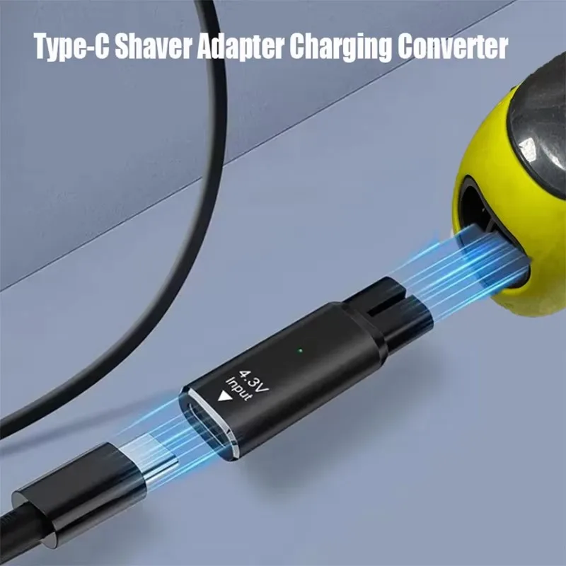 USB ​   Typ C PD zu DC 4,3 V Netzteil Konverter für Philips Rasierer Rasierer Elektrische Haarschneidemaschine Schnellladeanschluss