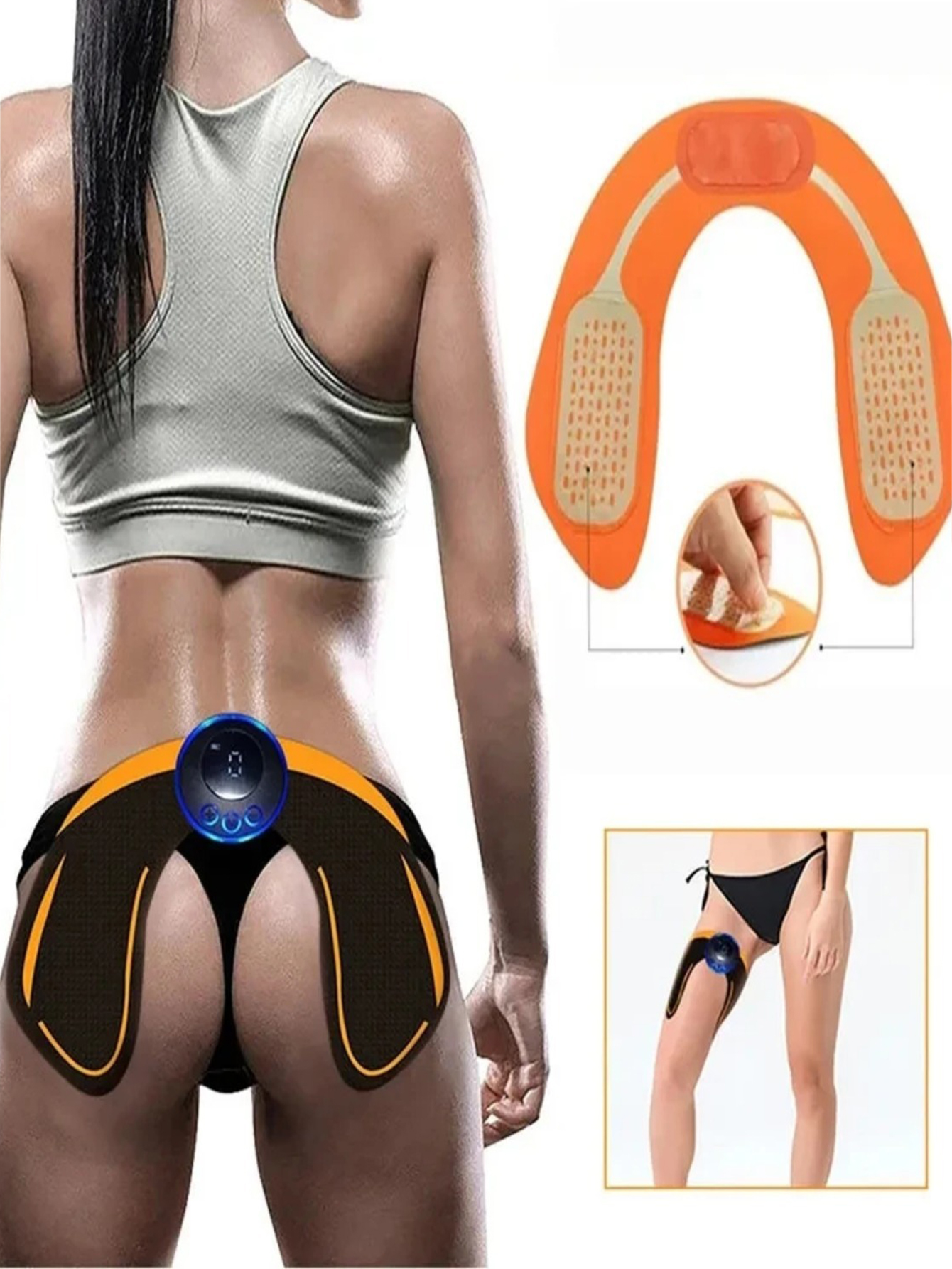 EMS Buikspierstimulator Fitness ABS Armtraining Patches Spieroefening Instrument USB Opladen Thuis Mannen