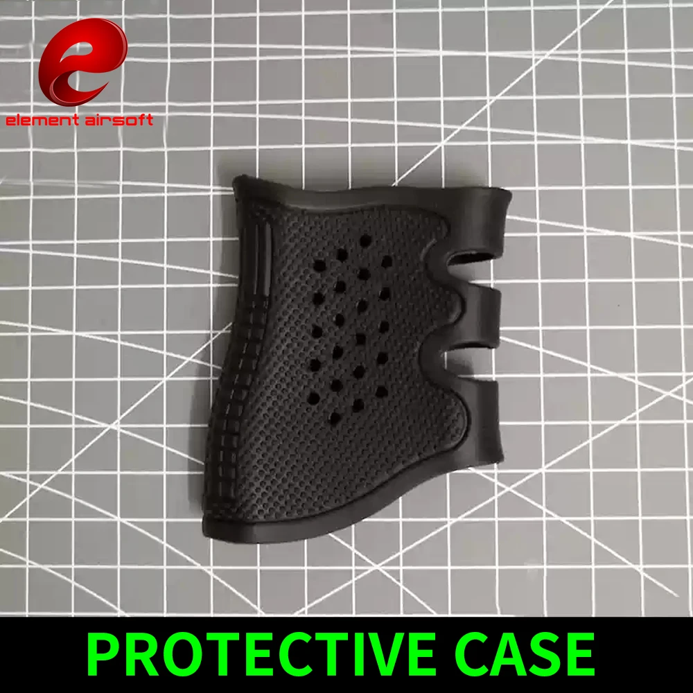 Guante antideslizante con agarre de goma para pistola táctica, accesorios tácticos de caza para Glock 17 19 20 21 23 31 32