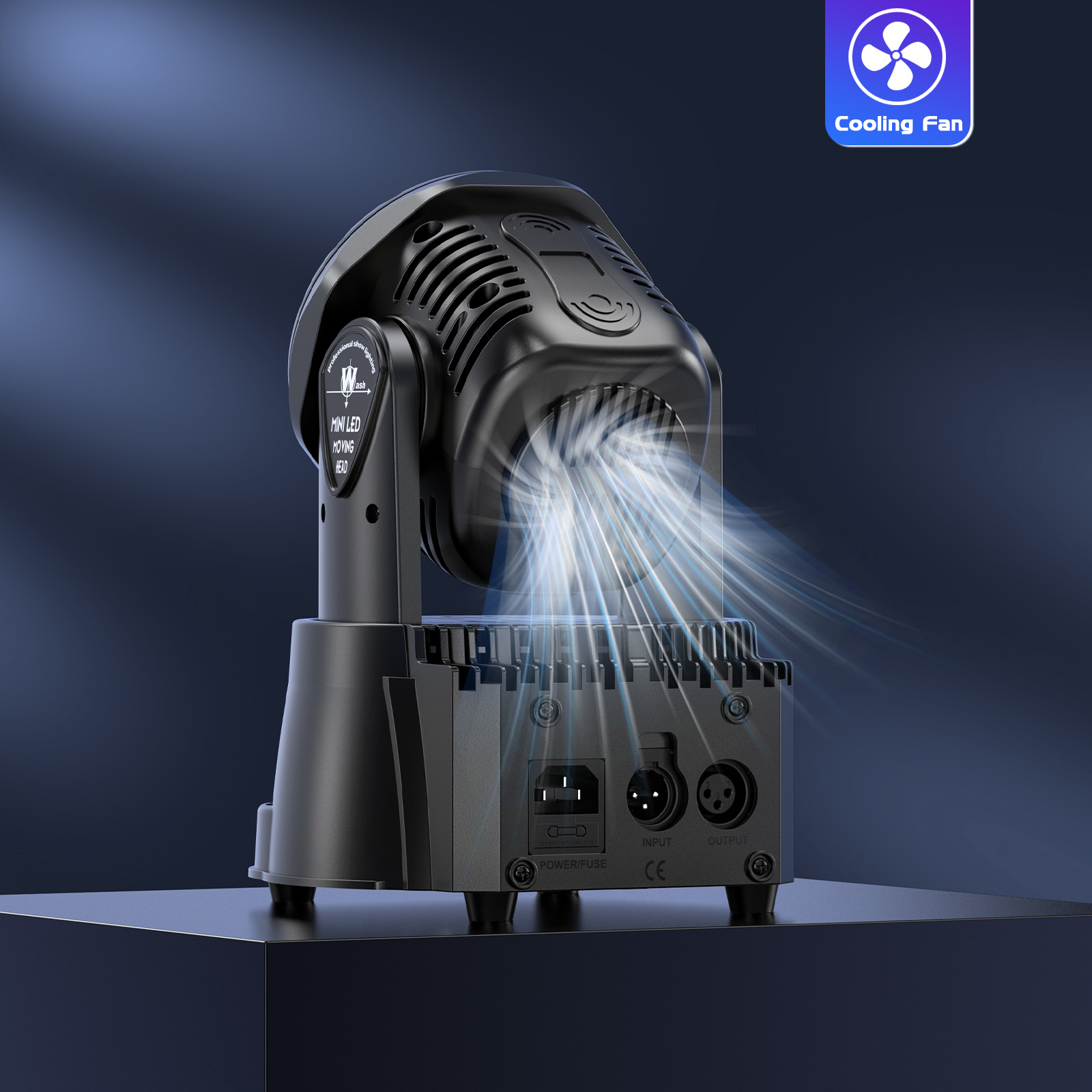 Yiflamefly 2 pièces/ensemble 105W faisceau phares mobiles 7x4W RGBW LED lumières de scène DMX512 spots pour DJ Disco KTV fête de mariage