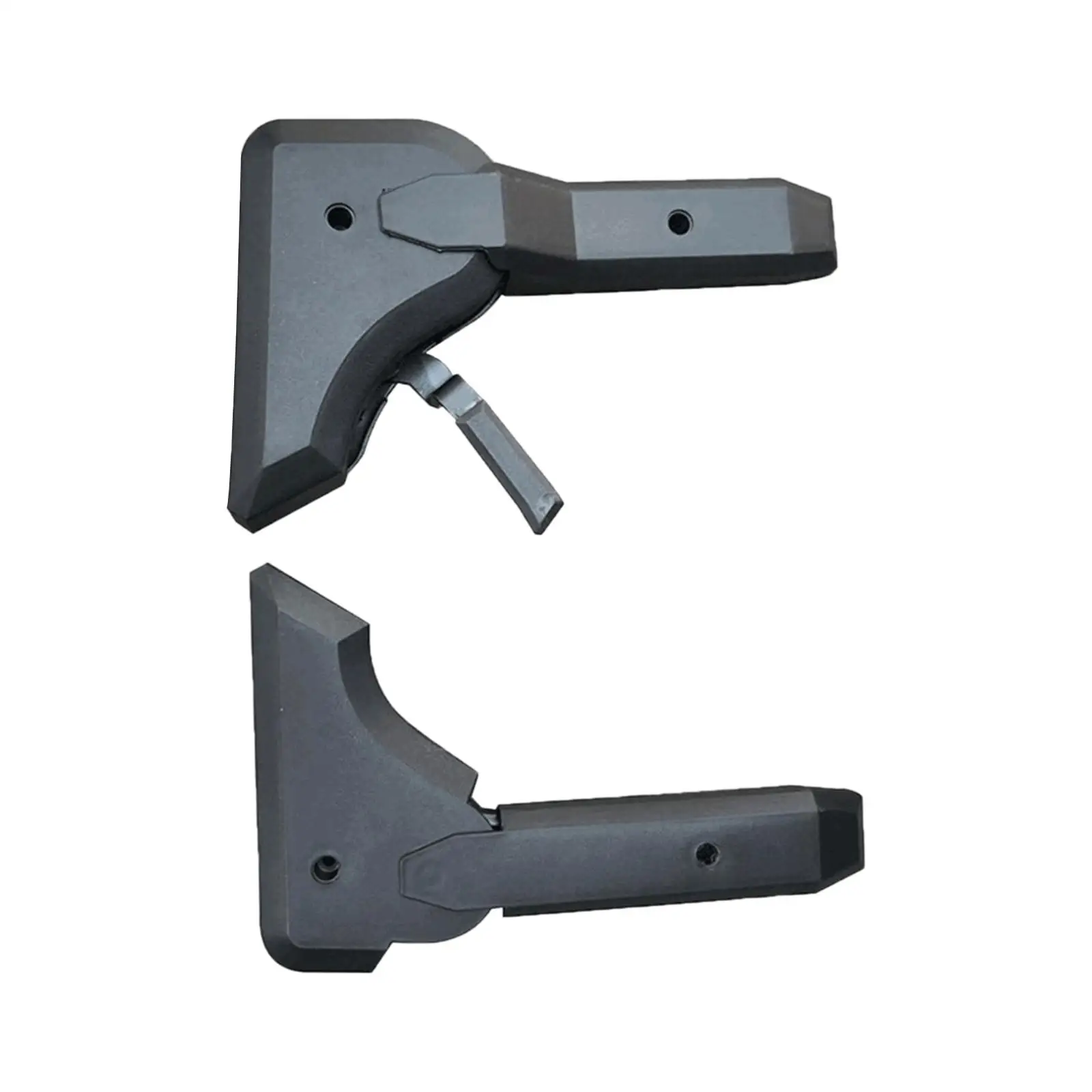 2 pezzi in pelle PU sedia da gioco regolatore dell'angolo di 180 gradi montaggio regolatore multiangolo resistente per pezzi di ricambio per sedie da ufficio accessori