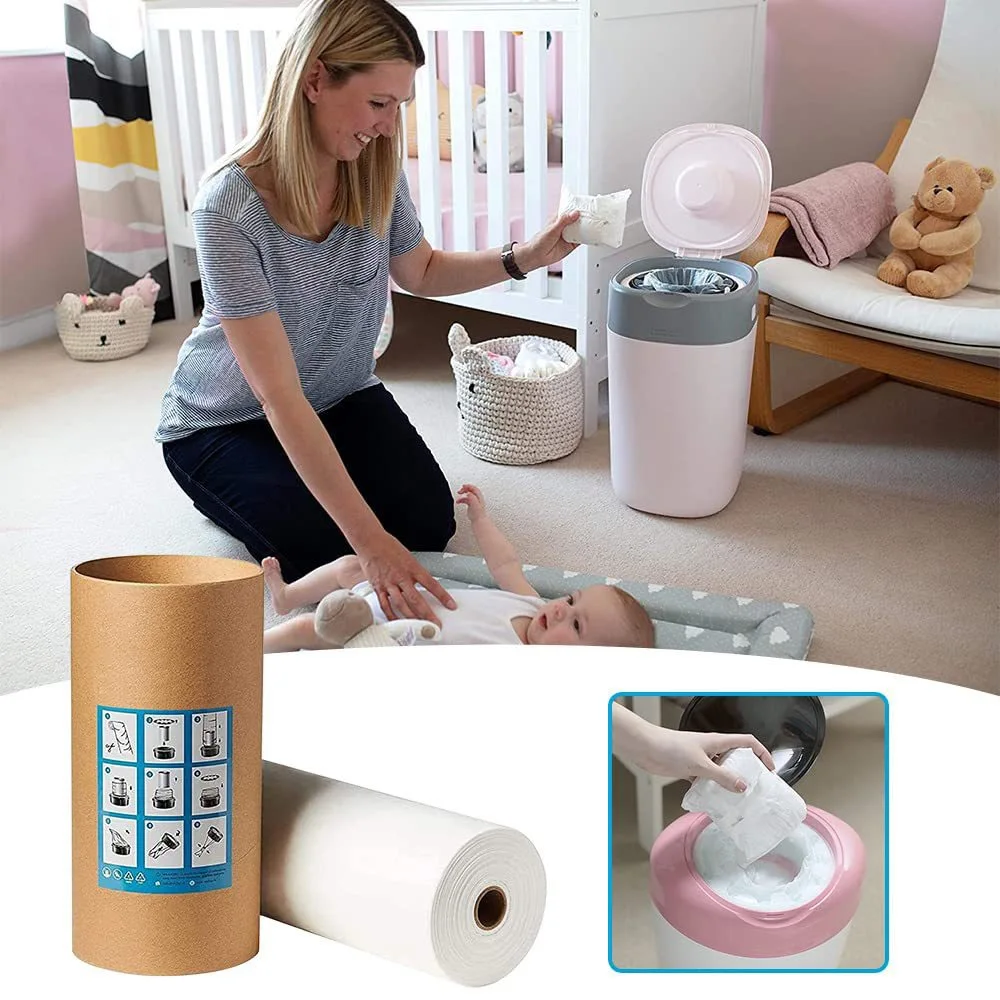 Recargas de balde de fraldas para Tommee Tippee, sacos de recarga de fraldas de bebê para genie para Angelcare para Munchkin