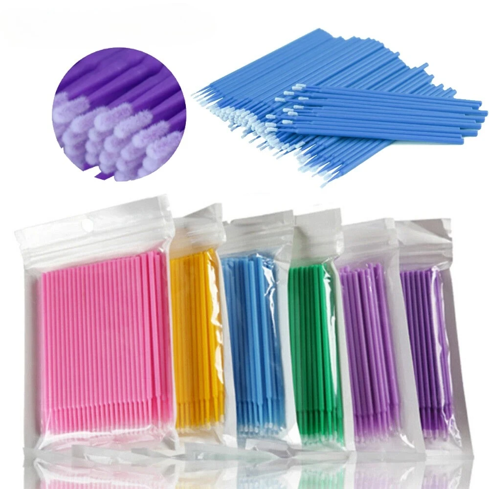 100 unids/bolsa, aplicadores de maquillaje, cepillo de dientes para aplicación Denta, cuidado bucal, materiales de dentista, Micro desechable para odontología