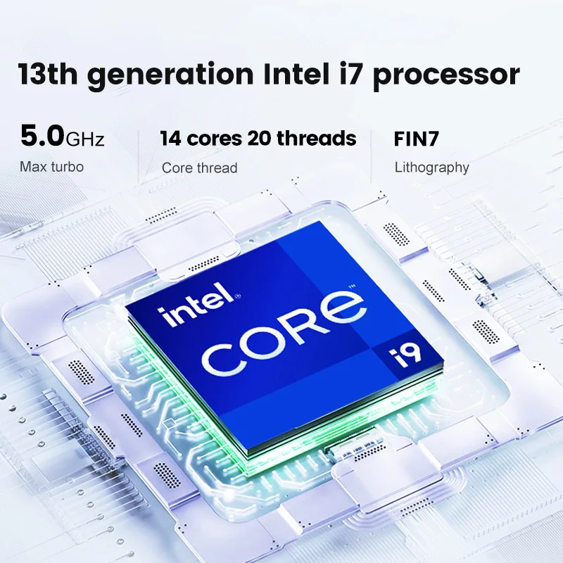 Topton v600 13. Generation i9 13900h Intel Mini-PC-Spieler Nuc Windows 11 2 * DDR5 2 * PCIE 4,0 2*2,5g LAN-Gaming-Desktop-Mini-Computer Wifi6