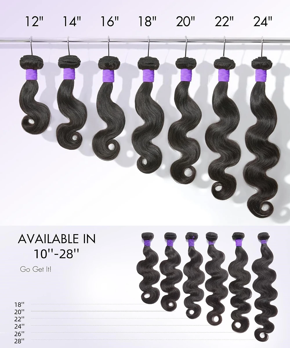 Onda do corpo pacotes de cabelo humano 100% não processado wavys duplo desenhado virgem pacotes tecer extensões cru 1/2/3 pacotes para mulher