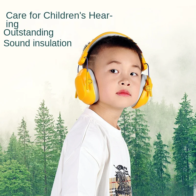 Un'orecchie antirumore per bambini, set di batterie per apprendimento di decompressione per aerei, cuffie con cancellazione del rumore con cuffie insonorizzate
