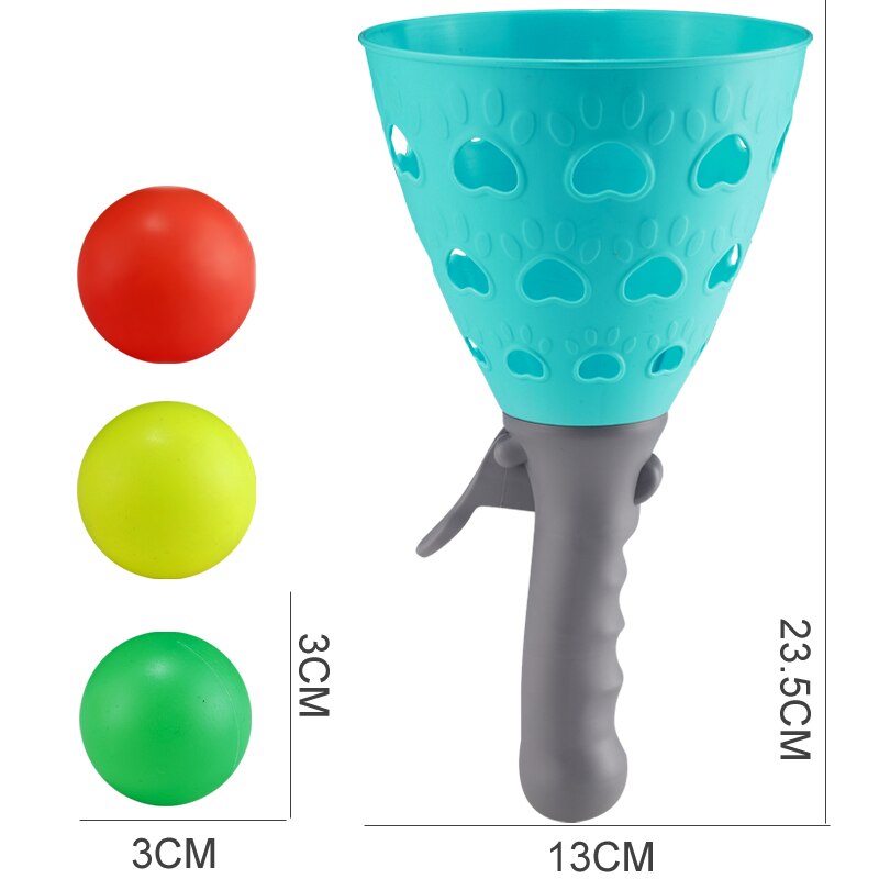 Éjection amusante pour attraper une balle, lancement, lancer, jouet, flipper, fouet, équipement d'entraînement, paire, extérieur, parent-enfant, enfants