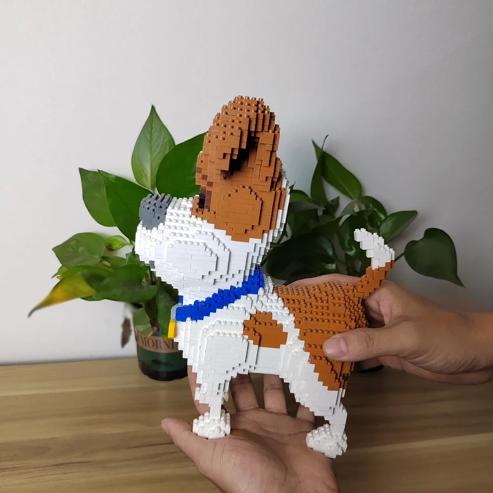 KNEW BUILT Yorkshire Terrier, модель собак, микро-мини-строительные блоки: развивающие игрушки для отдыха для любителей домашних животных, подарки и декор