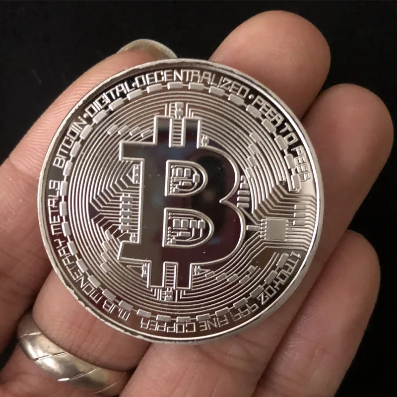 Sáng Tạo Lưu Niệm Mạ Vàng Bitcoin 50 Đồng Đại Tặng Bit Đồng Bộ Sưu Tập Nghệ Thuật Vàng Đồng Tiền Kỷ Niệm