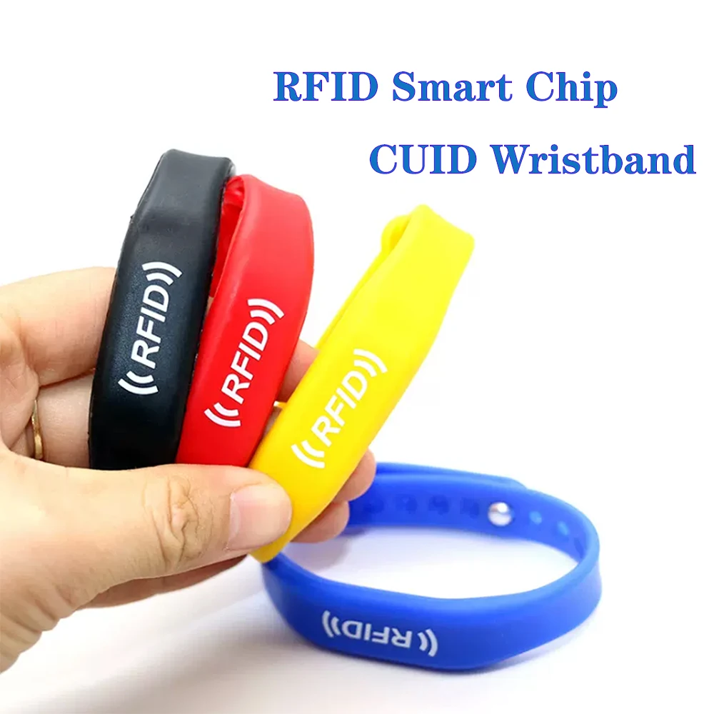 Pulsera mágica reutilizable RFID, 5/10 piezas, 13,56 Mhz, Chip inteligente CUID Gen2, 1K, S50, etiqueta clonada, NFC, ficha de copia intercambiable