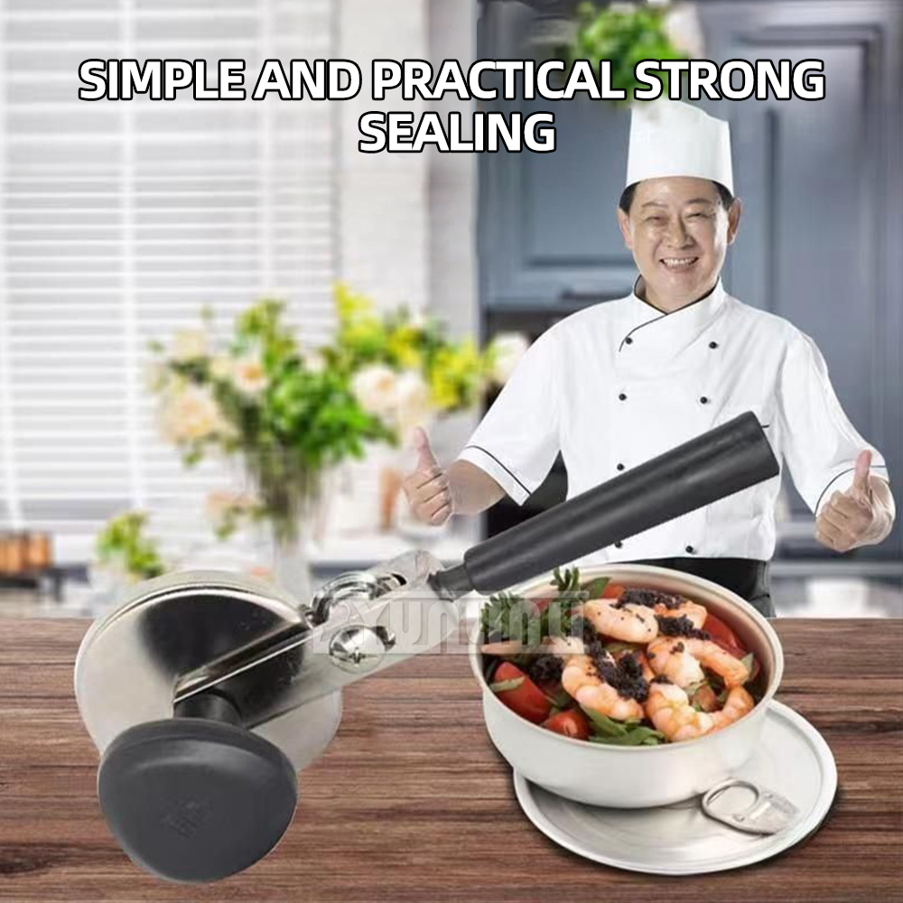 Máquina de sellado Manual portátil para latas de aluminio, selladora de botellas