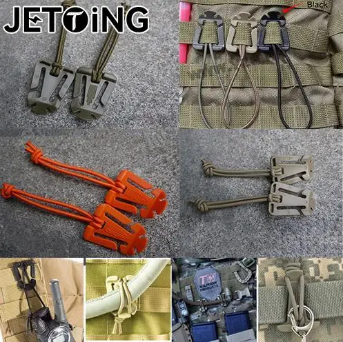 Correas de Dominator para exteriores, cordón elástico, hebilla colgante, Clip, Kits de viaje, útil, 1 piezas