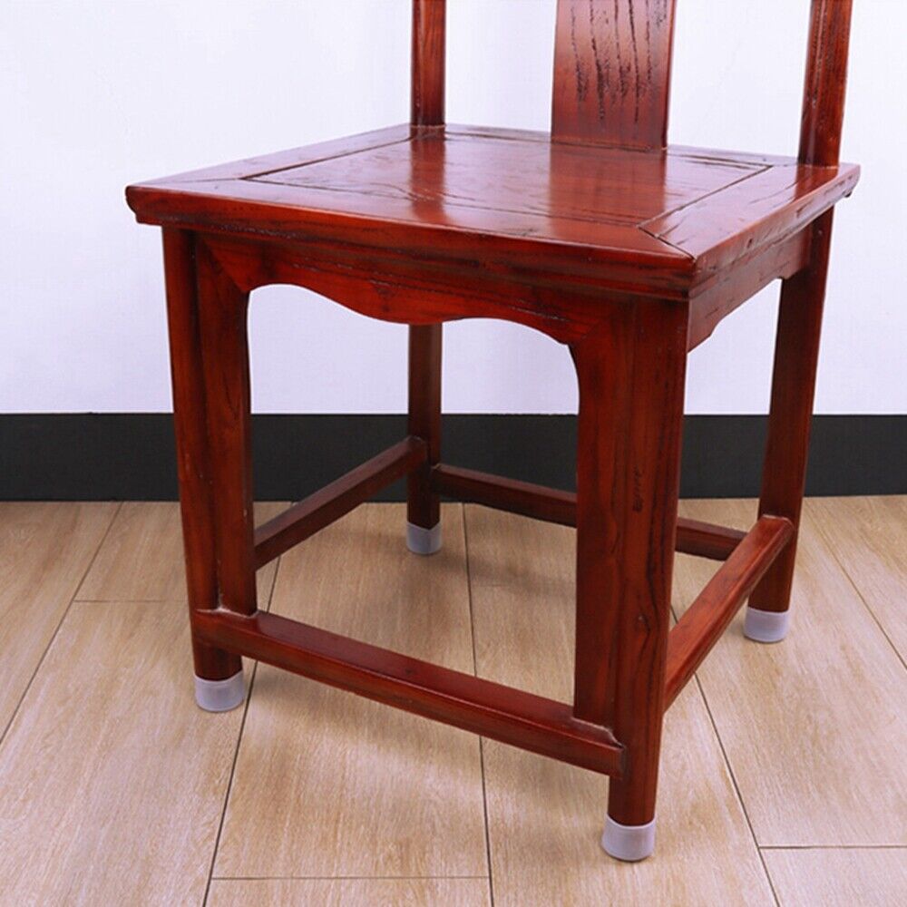 2Pcs Universal Silicone Chair Leg Protectors for Chairs & Stools  Anti-Slip, Noise-Reducing, Scratch-Resistant Floor Protectors