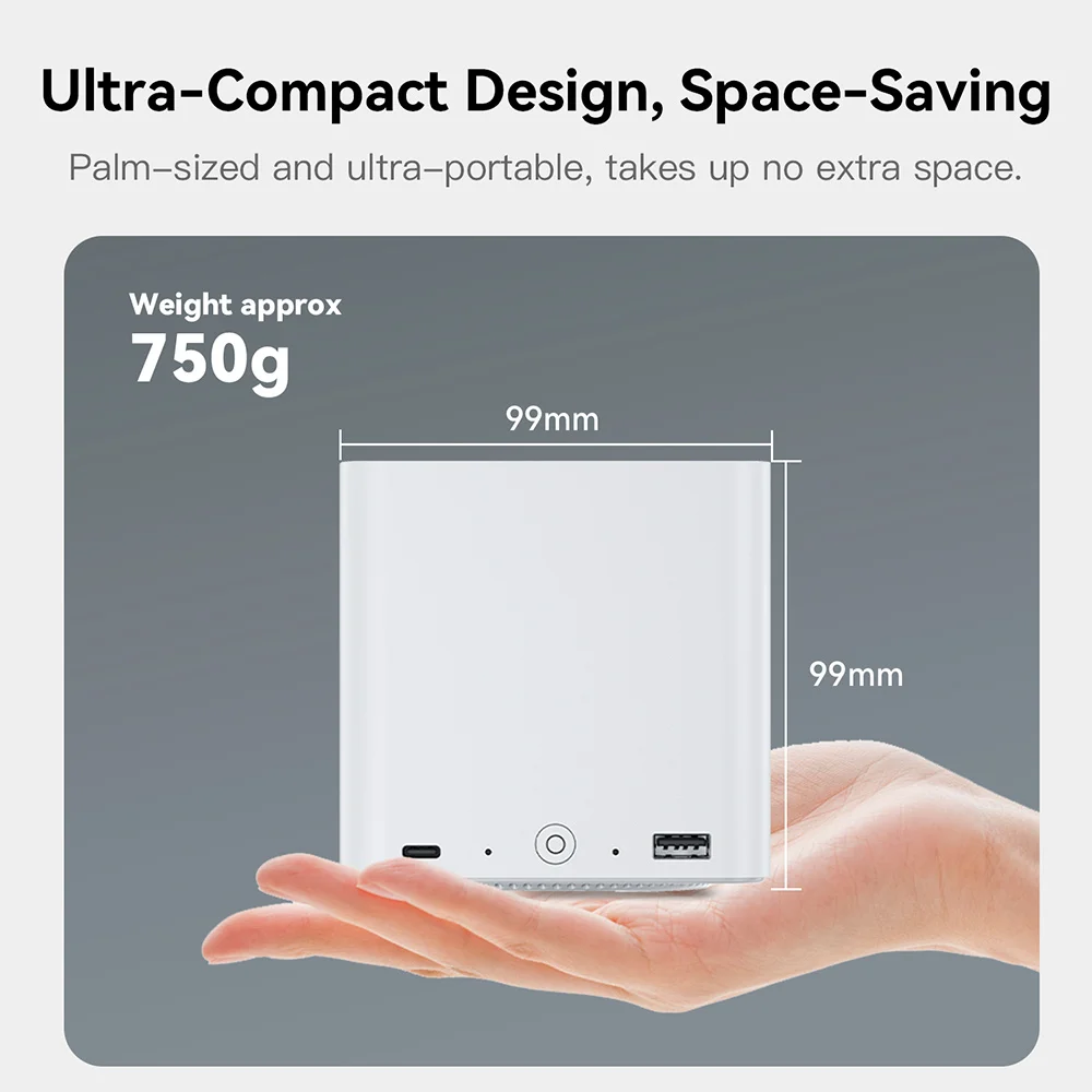 Beelink ME Mini NAS Intel Twin Lake N150 LPDDR5 4800MHz 12G RAM 2T SSD WiFi6 2.5Lan Mini PC Computer Thuisnetwerk Cloudopslag