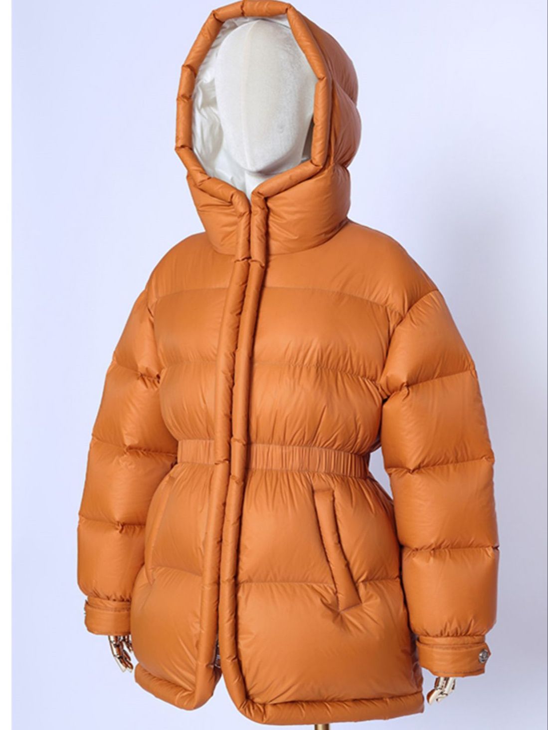 300 グラム以上冬の素晴らしい品質 95% グースダウンコート厚く暖かいダウンコート女性のファッションフード付きダウンパーカー wy1734