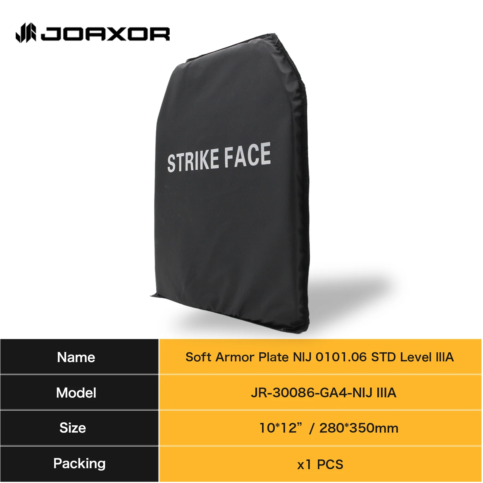 JOAOXR NIJ IIIA 3A Ultra Light Soft Bulletproof Plate Ballistic Vest Ballistic Backpack Armor Plates 6x6 6x8 10x12 11x14