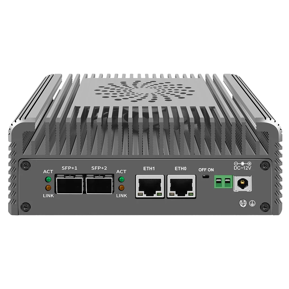 Nuevo 2x10G SFP + 2xi226-V 2,5G Firewall Mini PC Intel 3 N355 N305 N150 N100 enrutamiento suave 2xNVMe DDR5 MiniPC NAS servidor Proxmox