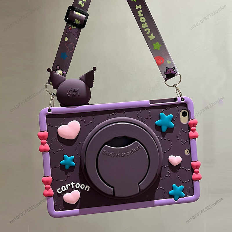 For iPad 10 10th 10.2 9th 8th 7th 2019 2020 2021 Case Kids Stand Cover iPad Mini 6 Air 1 2 9.7 3 10.5 4 5 10.9 Pro 11 2024 Cases
