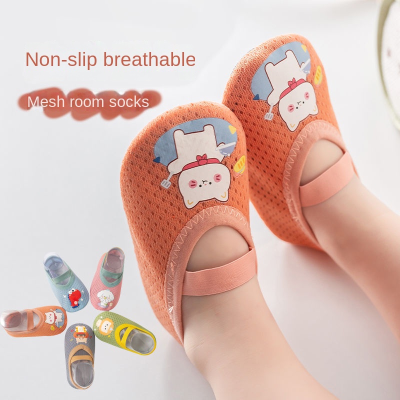 Cho Bé Tập Đi Giày Đầu Tiên Xe Tập Đi Chống Trơn Trượt Làm Dày Giày Tất Tầng Giày Vớ Chân Động Vật Phong Cách Cho Cho Bé giày Đế Bằng