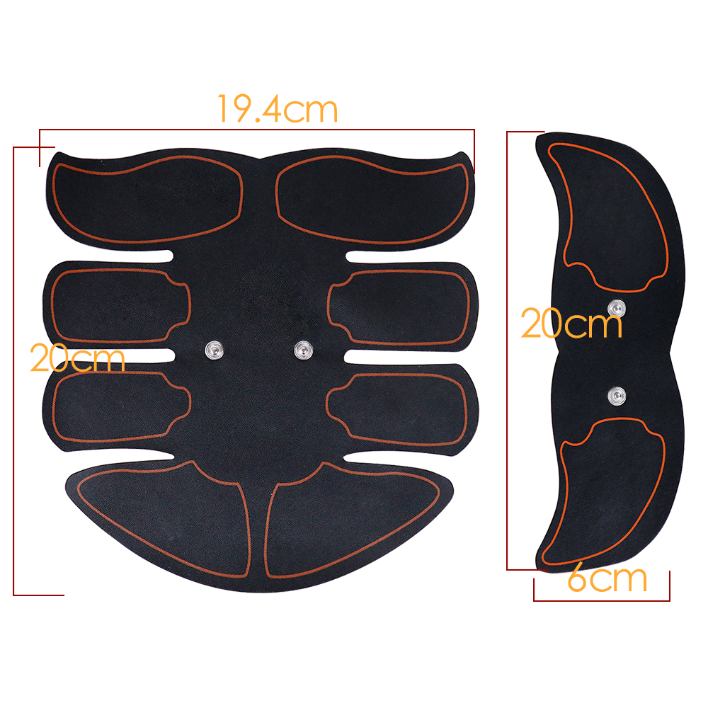 6 Modi EMS Buikspierstimulator Heup Armen Abs Trainer Elektrische Stimulator Home Gym Spiertoner Afslanken Massager