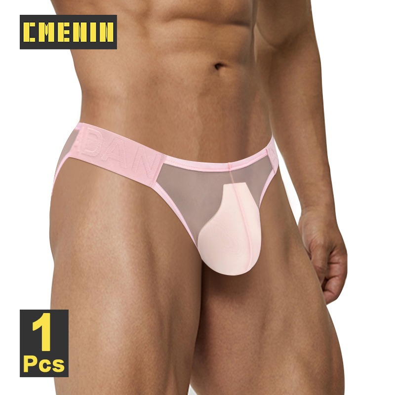 CMENIN, calzoncillos de Bikini para hombre, calzoncillos para hombre, ropa interior de malla transparente, Cuecas masculinas, bragas para hombre, calzoncillos deportivos ultrafinos para gays