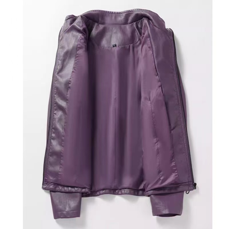 ฤดูใบไม้ผลิฤดูใบไม้ร่วงผู้หญิงแกะผิวCoat 2025 สุภาพสตรีขนาดใหญ่ขนาด 5XLของแท้หนังแจ็คเก็ตหญิงเกาหลีคอปกหนังเสื้อ