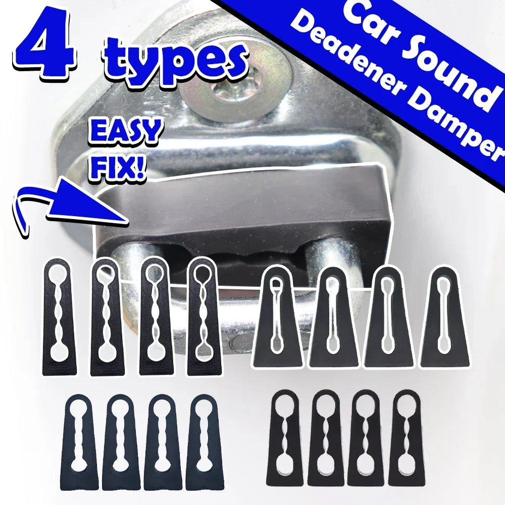 For Toyota Nissan Honda Hyundai Renault Peugeot Citroen Skoda Car Door Lock Damper Buffer Deadener Seal Shock-Absorbing Damping