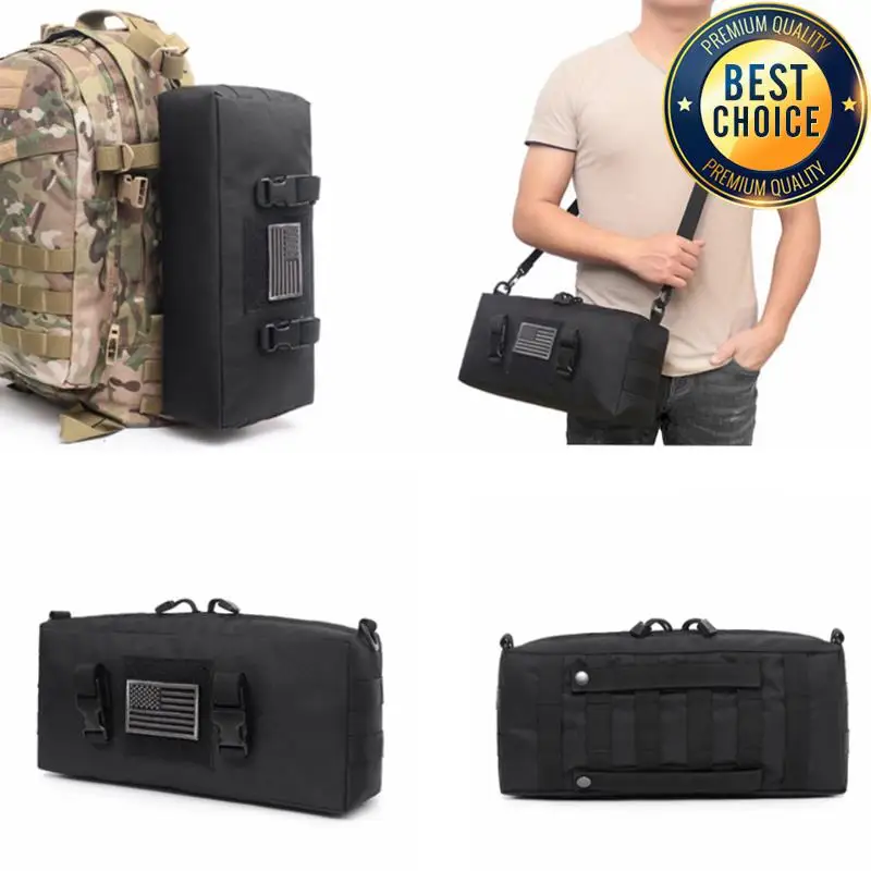Bolsa tática molle edc, bolsa de nylon à prova d'água para caça, esportes, pesca, cintura, viagem, acampamento, caça, bolsa de ombro transversal