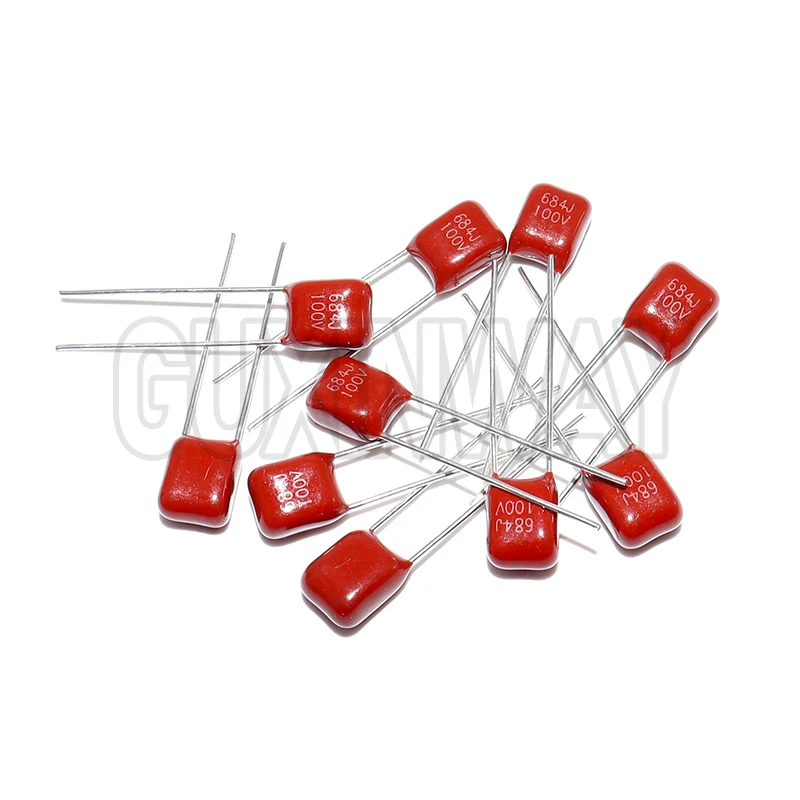 10 Uds 100V CBB condensador de película de polipropileno 104 223 103 393 473 333 154 224 334 474 10nF 22nF 33nF 39nF 47nF 100nF 220nF 470nF