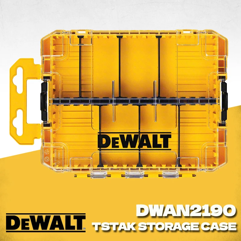 DEWALT TSTAK Tough Storage Case Screwdriver Bit Parts Storage Box DT70800 DT70801 DT70801 DWAN2190 Power Tool Accessories