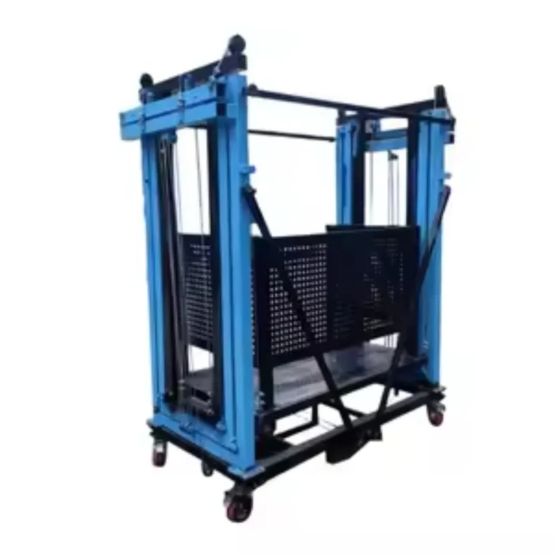 Electric Mobile Scaffolding System With Wireless Remote Control 500KG Bearing Capacity 8M Operating Height Collapsible Platform