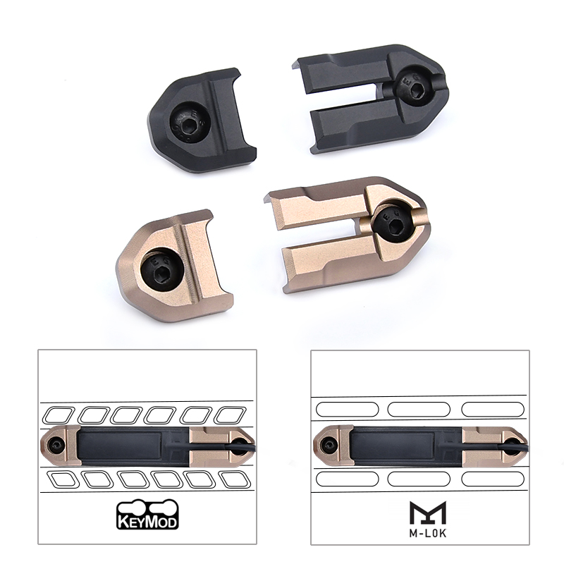 Surefire M600 M300 Scout lumière lampe de poche bande à distance interrupteur de tampon de pression Mlok Keymod 20mm plaques de montage sur Rail accessoires