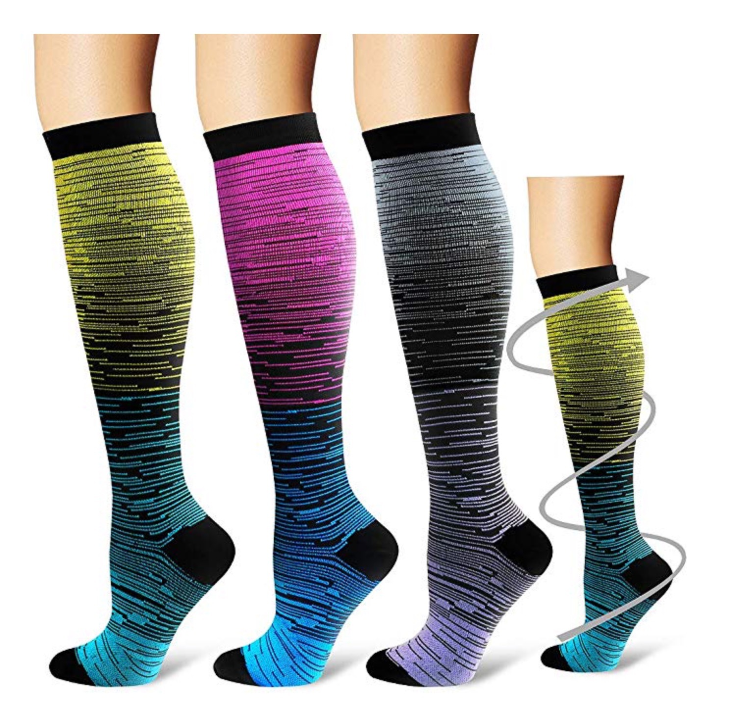 Compression Stockings Nursing Women And Men Stockings Best Medical Nursing Hiking Travel Flight Socks Running Fitness Socks