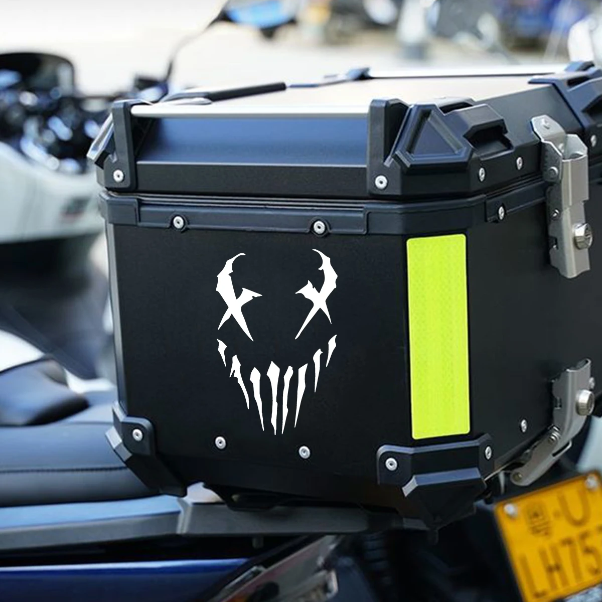 Motorcycle Decals Reflective Car Sticker Devil Pattern Stickers Decor Moto Body Windshield Helmet For Honda CB650R XADV