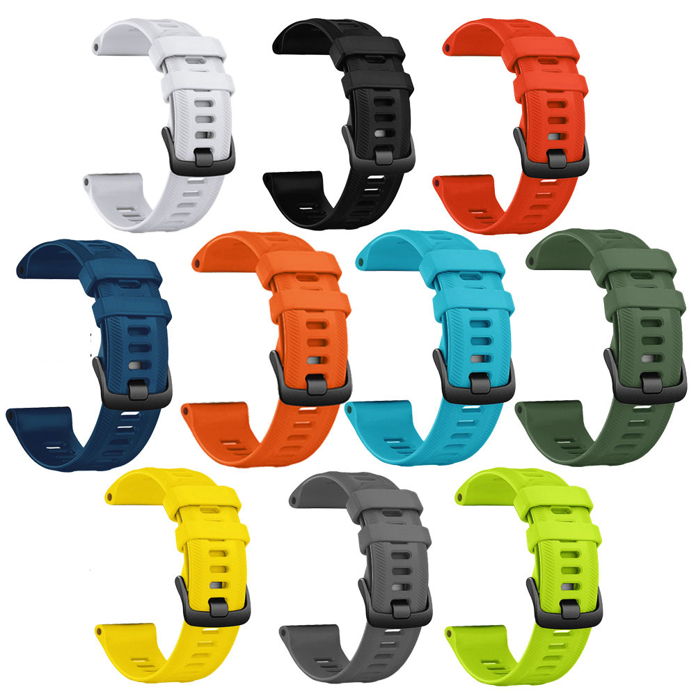 Chính Thức Watchbands Cho Garmin Forerunner 955 Đồng Hồ 22Mm Vòng Tay Silicone Cho Dây Tiền Thân 945 935 745 Fenix 5 6 dây Đeo