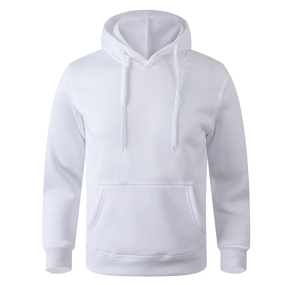 Sudadera cálida para hombre y mujer, ropa informal de Color sólido, jerséis deportivos, sudaderas con capucha con bolsillo para Fitness, multicolor
