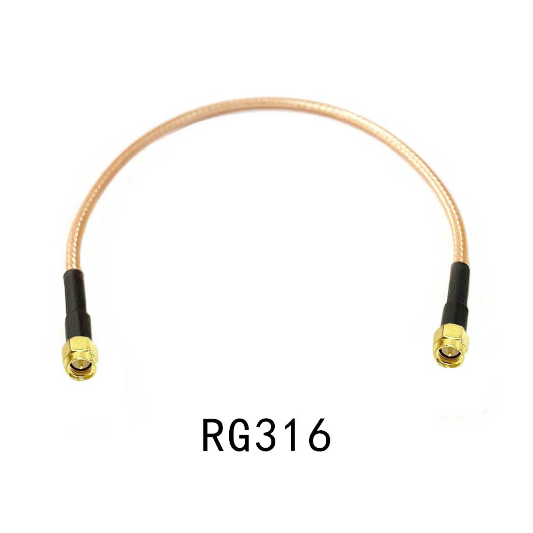 SMA macho a SMA macho, conector RF, Cable de extensión Pigtail RG174 RG178 RG316 RG58 RG142