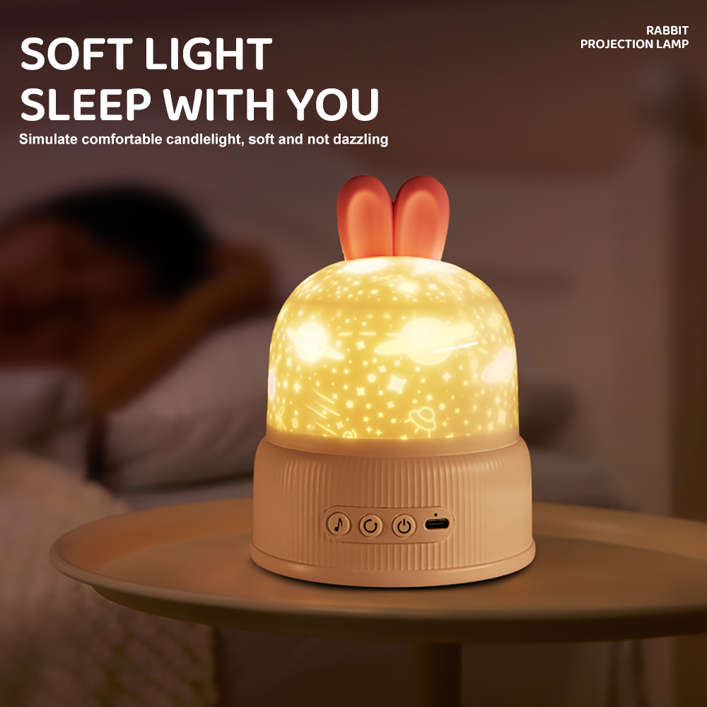Proyector Kawaii de luz nocturna para guardería, proyector giratorio de océano para niños, lámpara para dormir para fiesta, cumpleaños, regalos de navidad