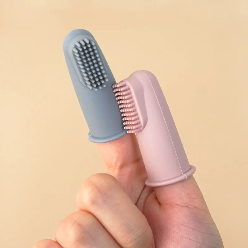 Kinder Zähne Mundpflege Reinigung Pinsel Baby Gesundheit Finger Zahnbürste Neue Geboren Baby Artikel Reise Tragbare Zubehör