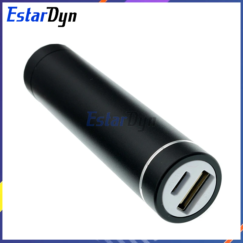 Estadyn โลหะ Power Bank DIY ชุดกล่องเก็บฟรีชุดเชื่อม 1X18650 แบตเตอรี่ 5V 1A USB ภายนอก Charger โทรศัพท์สมาร์ท