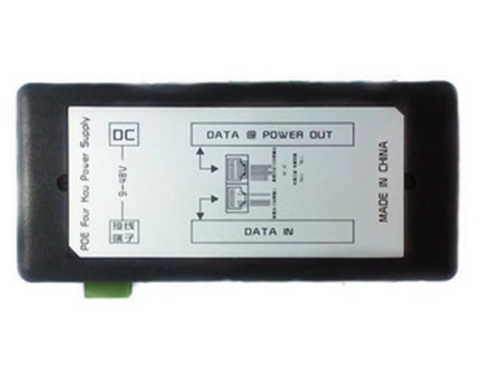 4 puertos LAN alimentación pasiva sobre módulo Ethernet inyector DC 9-48V cámara IP fuente de alimentación adaptador de interruptor PoE caja PoE