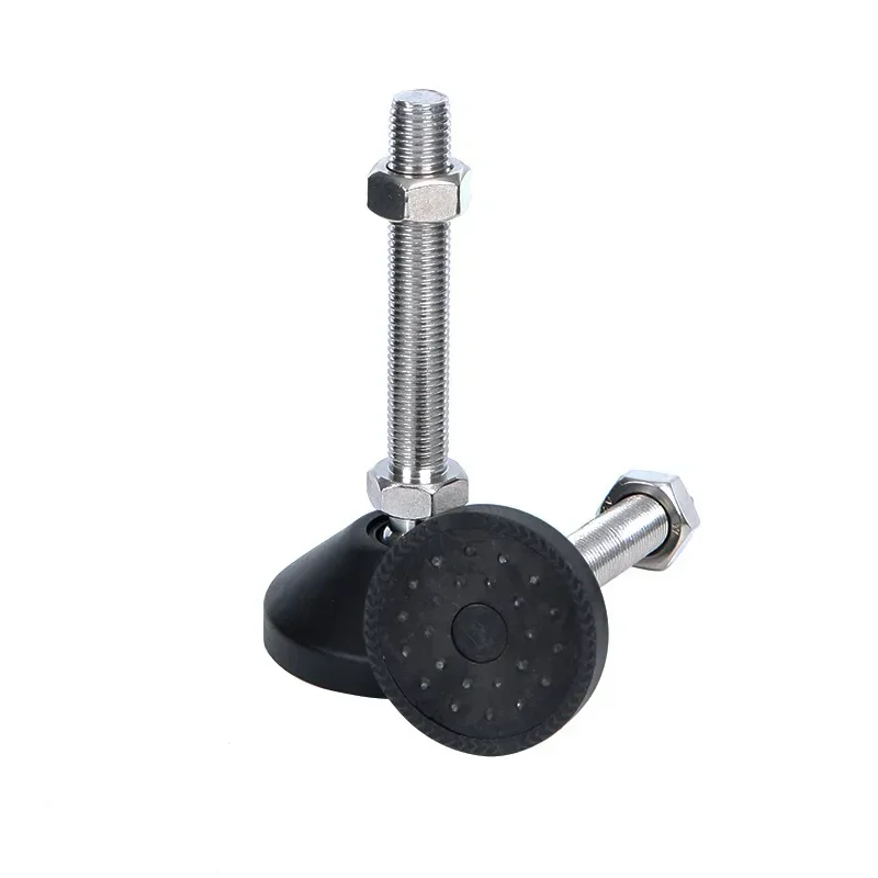 Pies niveladores ajustables tipo rosca de torno, Base giratoria, patas niveladoras articuladas, almohadilla deslizante para muebles, 4 Uds.