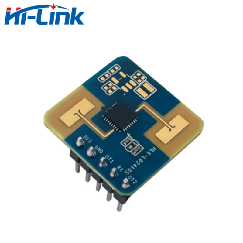 24GHz HLK-LD2410S Radar Sensor 0.1mA 3.3V Low power consumption Millimeter Wave Human Presence Detection Motion Switch LD2410S